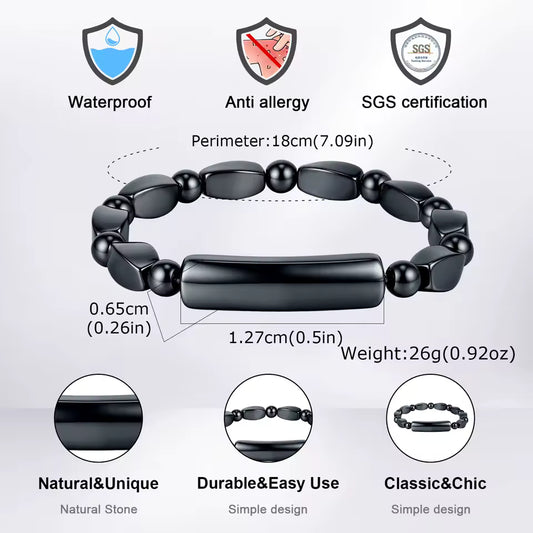 Natural Hematite Bracelet | Timeless Style & Everyday Confidence